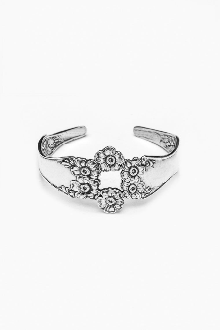 Florentine Cuff Bracelet - Silver Spoon Jewelry