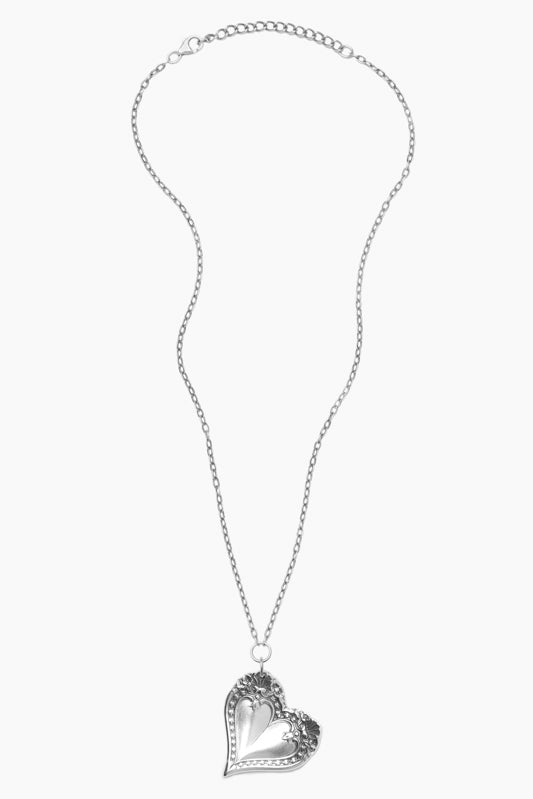 Monterey Sterling Silver Heart Necklace