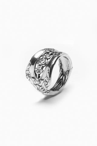 Empire Sterling Silver Spoon Ring