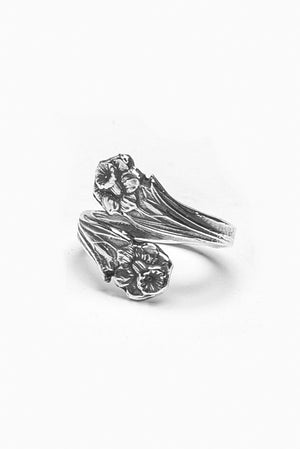 Lilly Spoon Ring - Silver Spoon Jewelry